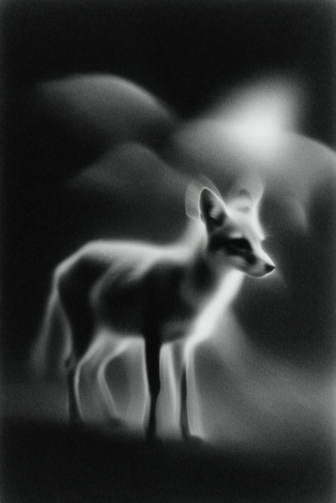 Avant-Garde Noir Photogram style AI image example 3
