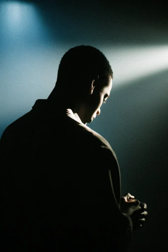Cinematic Chiaroscuro Noir moodboard — generate AI images in this style