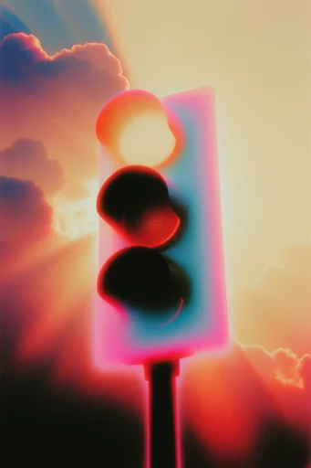 Spectral Thermal Aura style reference image — airbrush glow