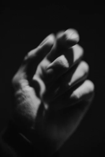 Spectral Analog Noir style reference image — high-contrast monochrome