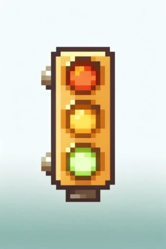 Luminous Retro Pixel style reference image — 8-bit aesthetic