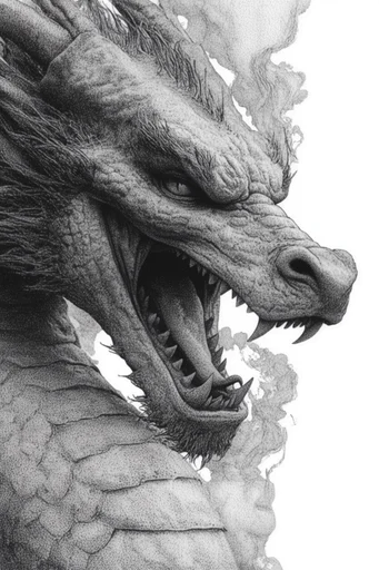 Monochrome Academic Realism style reference image — hyper-detailed graphite drawing