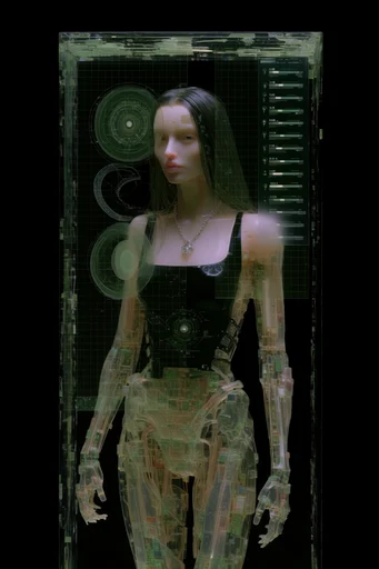 Bio-Synthetic Tactical Specimen moodboard — generate AI images in this style
