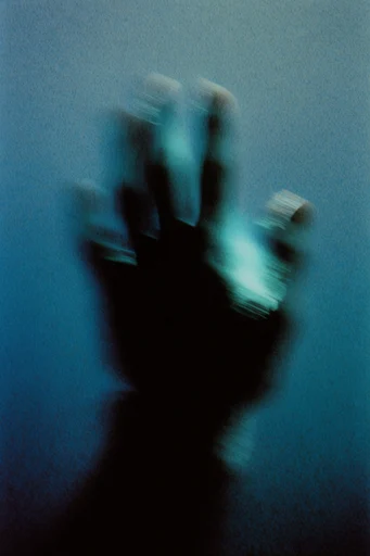 Spectral Indigo Nocturne style reference image — long exposure motion blur