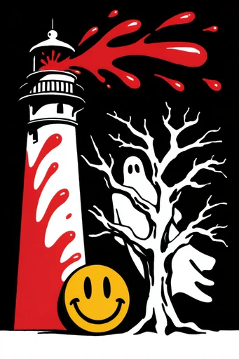 High-Contrast Fluid Noir style reference image — vector art style
