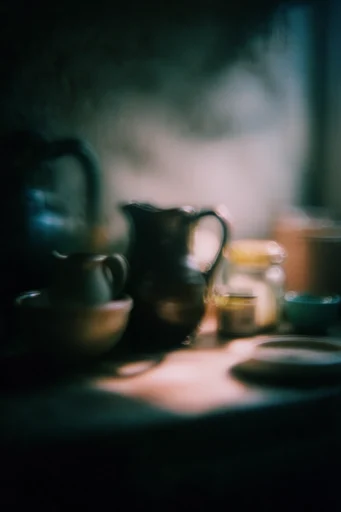 Ethereal Nocturnal Pictorialism style reference image — intentional camera movement