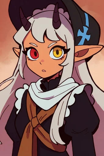 Vibrant Webcomic Character Art style reference image — stylized 2D illustration