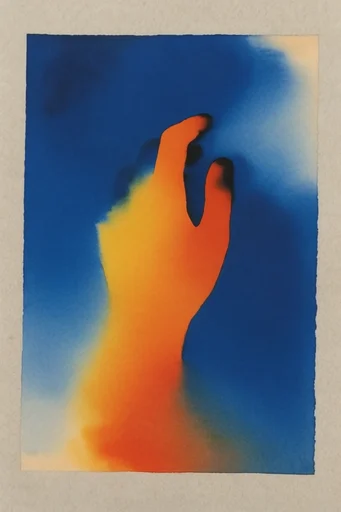 Chromatic Minimalist Expressionism style reference image — saturated chromatic gradients