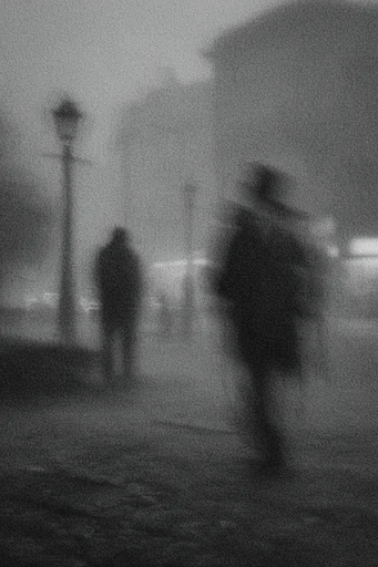 Ethereal Monochrome Noir style reference image — pictorialism