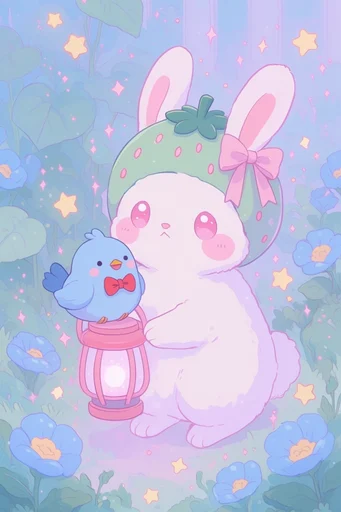 Ethereal Pastel Dreamcore style AI image example 3