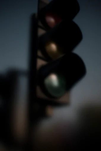 Spectral Noir Abstraction style reference image — heavy film grain