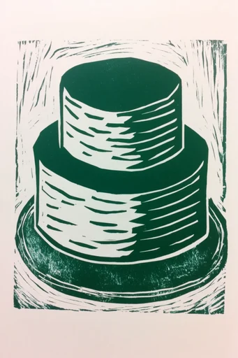 Acid Relief Printmaking style reference image — ink chatter