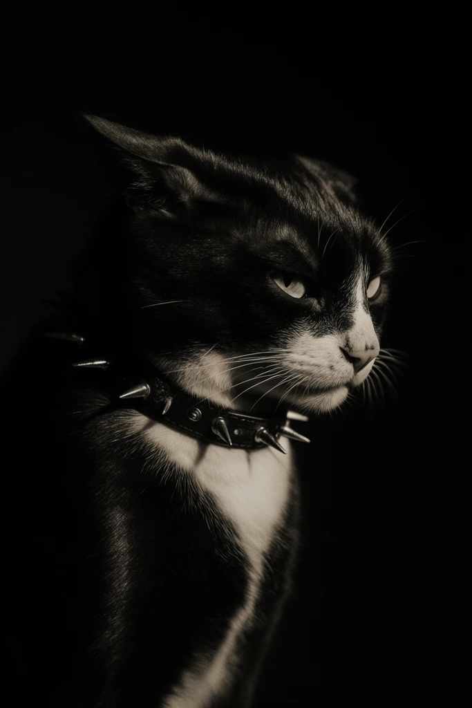 Cinematic Chiaroscuro Noir style AI image example 3