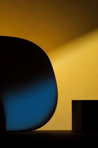 Cinematic Neo-Noir Liminality style reference image — solitary silhouette