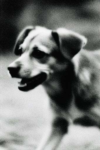 Tactile Cinematic Noir style reference image — soft focus blur