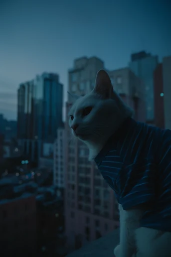 Cinematic Urban Nocturne style reference image — shallow depth of field