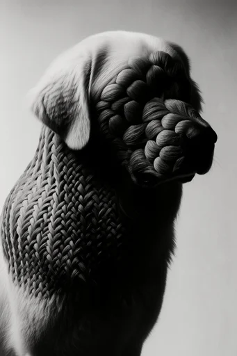 Sculptural Monochrome Minimalism style reference image — minimalist studio portraiture