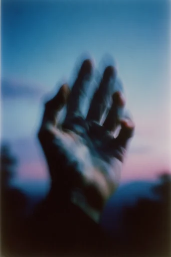 Ethereal Twilight Motion style reference image — ethereal silhouette
