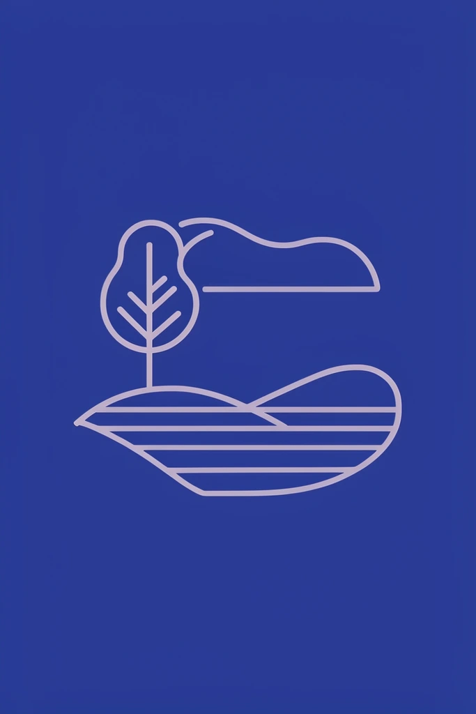 Graphic Monoline Minimalism style AI image example 2