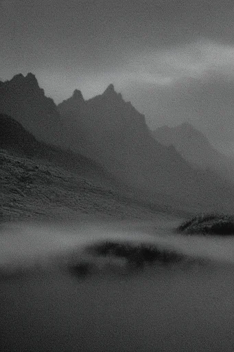 Granular Analog Noir style reference image — liminal space