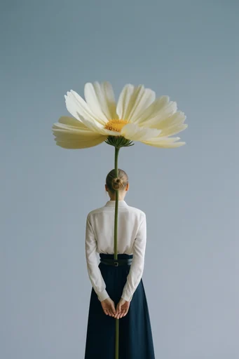 Vibrant Minimalist Botanical moodboard — generate AI images in this style