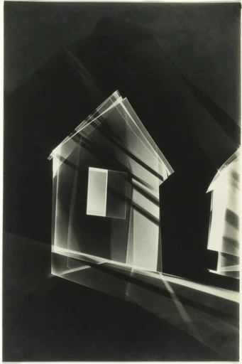 Experimental Monochrome Luminism style AI image example 4