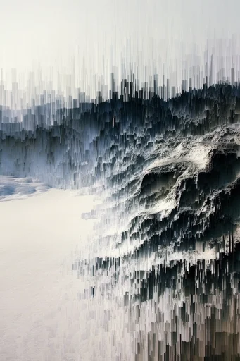 Algorithmic Digital Decay style reference image — glitch art