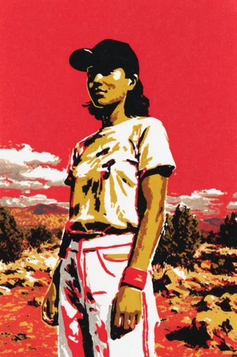 Bold Graphic Printcraft style reference image — screenprint aesthetic