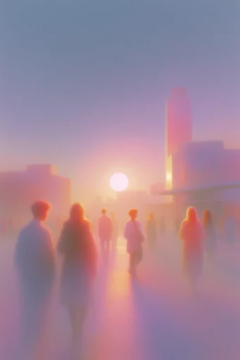 Luminous Ethereal Mist style reference image — ethereal aura