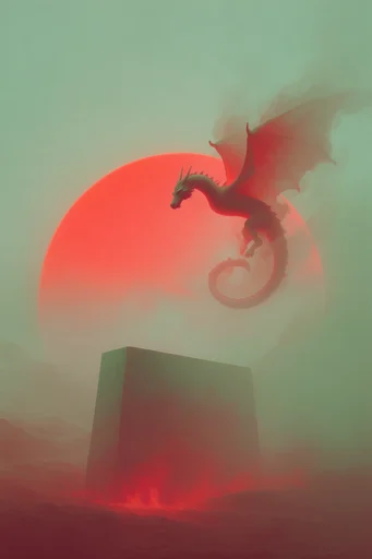 Minimalist Solar Surrealism style reference image — surreal silhouette
