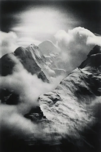 Gritty Monochromatic Noir style reference image — surrealist collage