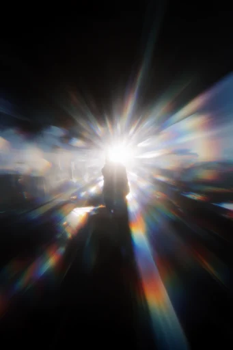 Ethereal Prismatic Luminance style reference image — chromatic dispersion
