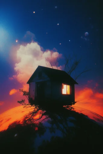 Cinematic Twilight Surrealism style AI image example 4
