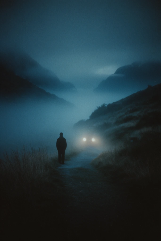 Cinematic Liminal Melancholy style AI image example 2