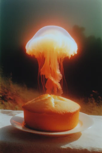 Analog Abyssal Inferno style reference image — chromatic aberration