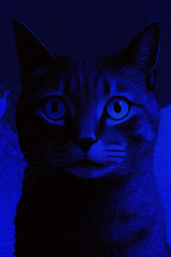 Electric Print Minimalism style reference image — high-contrast graphic