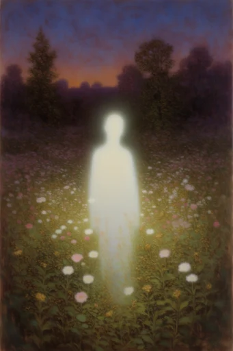 Luminous Ethereal Mysticism style reference image — luminous inner glow