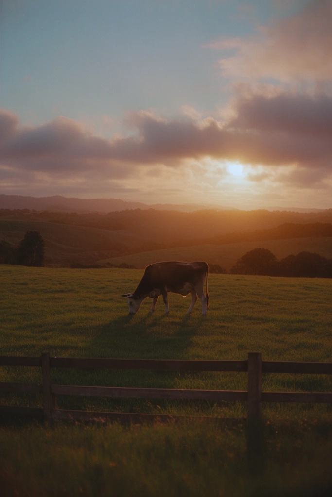 Nostalgic Golden Pastoral style AI image example 2