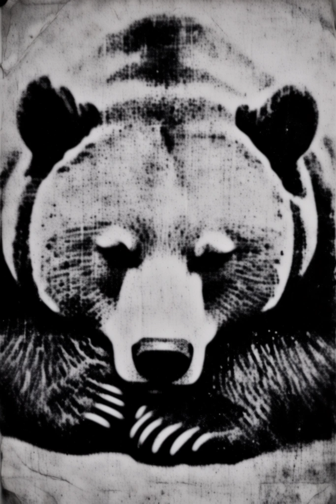 Gritty Monochromatic Noir style AI image example 3