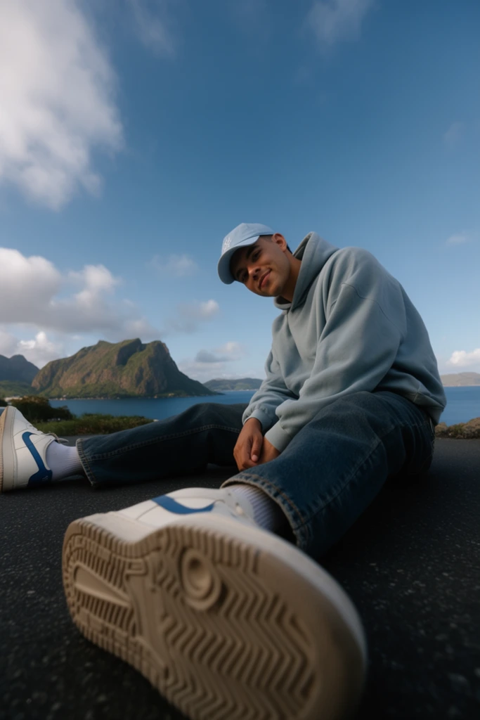 Dynamic Urban Fisheye style AI image example 2