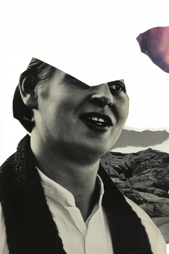 Surrealist Retro Collage moodboard — generate AI images in this style