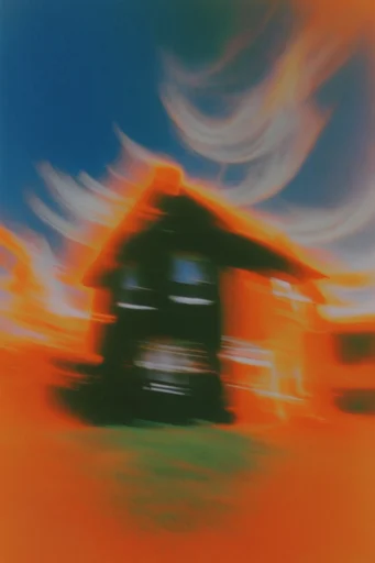 Kinetic Thermal Luminescence style reference image — analog film grain