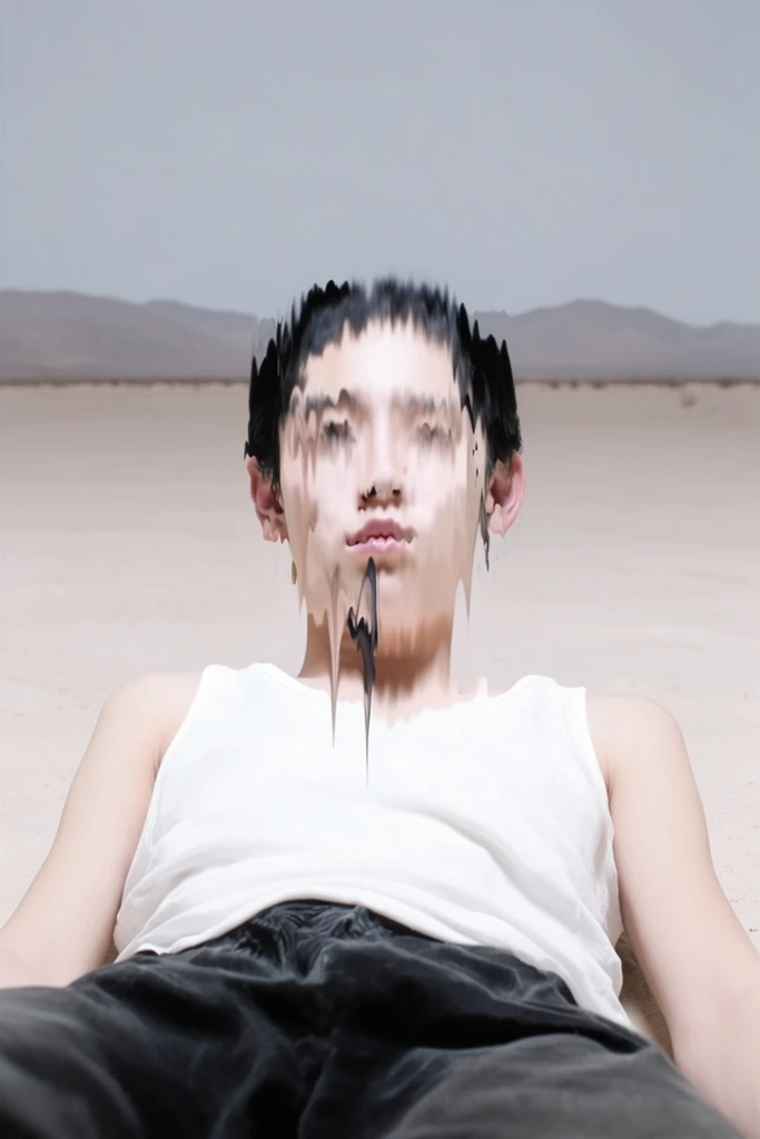 Surreal Fluid Deconstruction style AI image example 2