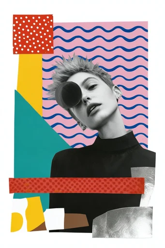 Monochrome Graphic Surrealism moodboard — generate AI images in this style