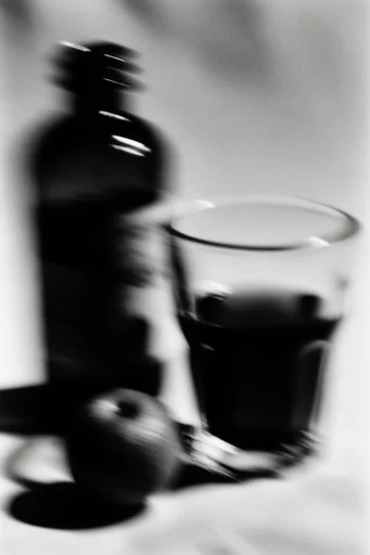 Kinetic Spectral Monochrome style reference image — intentional motion blur