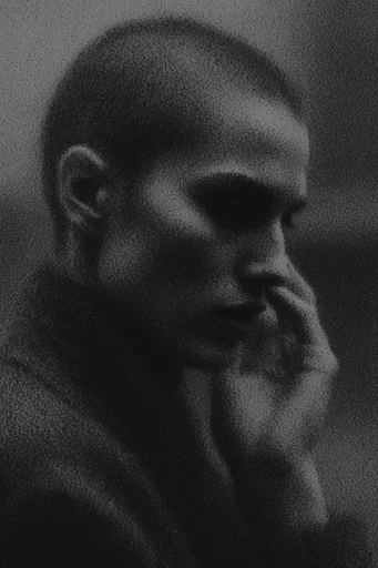 Gritty Monochromatic Noir moodboard — generate AI images in this style