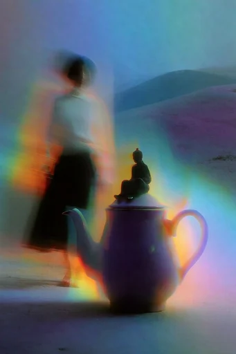 Ethereal Prismatic Blur style reference image — long exposure motion blur