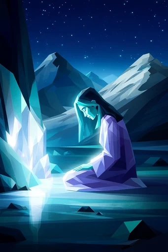 Luminous Abyssal Fantasy moodboard — generate AI images in this style