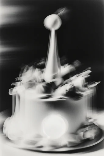 Spectral Monochrome Noir style reference image — haunting silhouettes