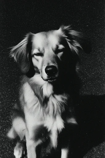 Stippled Chiaroscuro Noir style reference image — biomorphic silhouettes